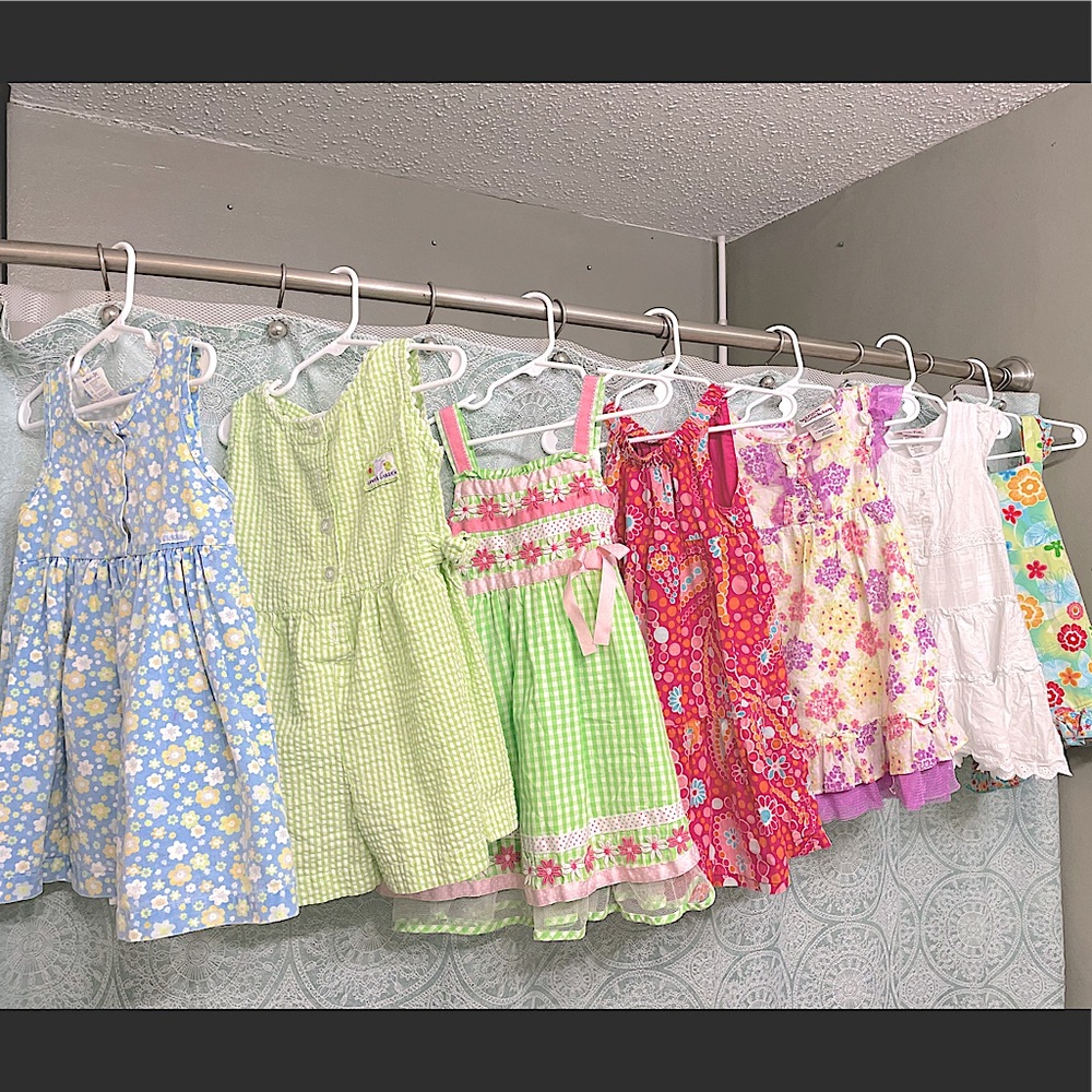 Toddler Girl 3T Summer Play dress Lot Mixed Brands
